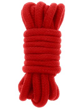 Lano na bondage Hidden Desire, 3 m (červené) – Bondage lana