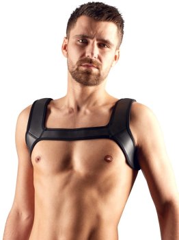 Neoprenový hrudní postroj pro muže – BDSM postroje a řemínkové prádlo