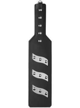 Kožená plácačka pro elektrosex ElectraPaddle – Elektropomůcky na BDSM