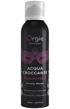 Šumivá masážní pěna Orgie Acqua Croccante – marakuja – Masážní krémy
