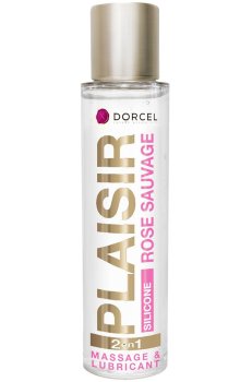 Masážní a lubrikační silikonový gel Plaisir Rose Sauvage – Silikonové lubrikační gely