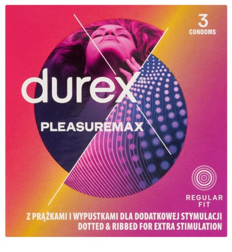 Kondomy Durex Pleasuremax, 3 ks