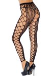 Punčochové kalhoty s leopardím vzorem a sexy otvory Leg Avenue