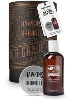 Pánská kosmetická sada Hawkins & Brimble – šampon na vousy + balzám – Kosmetické sady