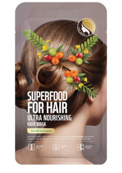 Vyživující maska na vlasy Superfood For Hair – oliva – Masky na vlasy
