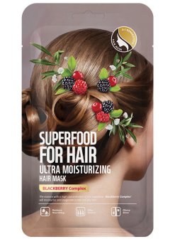 Hydratační maska na vlasy Superfood For Hair – ostružina – Masky na vlasy