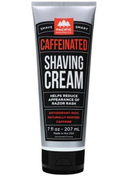Pánský kofeinový krém na holení Pacific Shaving – Krémy na holení