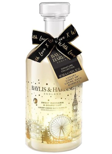 Pěna do koupele se svítící karafou Baylis & Harding – mandarinka a grapefruit