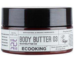 Tělové máslo Ecooking – jasmín, grapefruit a pomerančový květ – Tělová másla
