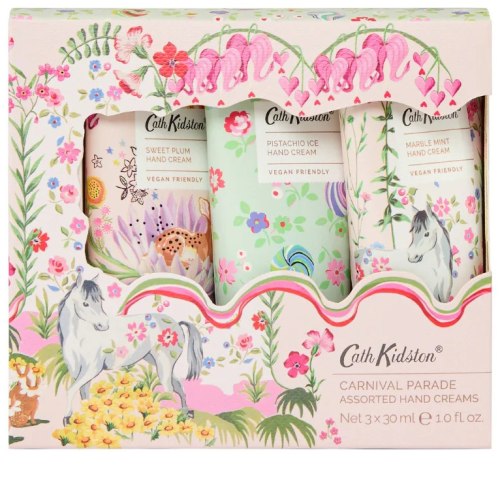 Sada krémů na ruce Cath Kidston Cath Kidston Carnival Parade, 3 ks