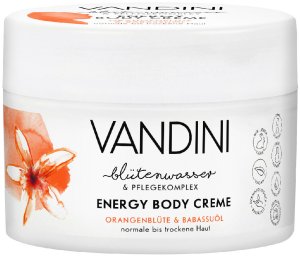 Osvěžující tělový krém VANDINI Energy – pomerančový květ a babasový olej – Tělové krémy