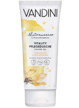Regenerační sprchový gel VANDINI – vanilka a makadamový olej – Sprchové gely