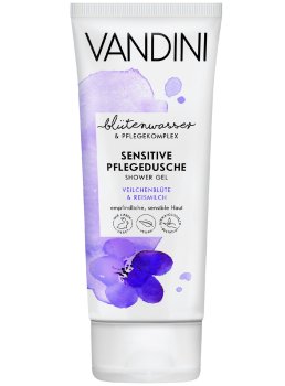 Jemný sprchový gel VANDINI Sensitive – fialka a rýžové mléko – Sprchové gely