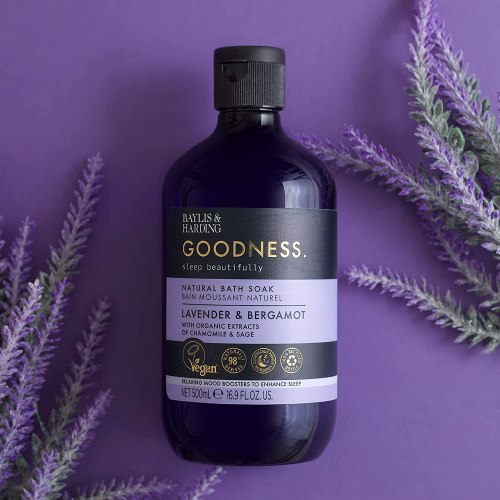 Pěna do koupele Baylis & Harding Goodness – levandule a bergamot