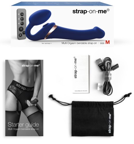 Tvarovatelný samodržící vibrační strapon s jazýčkem Strap-On-Me (velikost S)