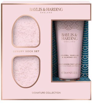 Sada pro péči o nohy Baylis & Harding – jojoba, vanilka a mandle, 2 ks – Kosmetické sady