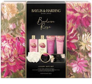 Sada kosmetiky Baylis & Harding – růže, 7 ks – Kosmetické sady