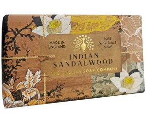Luxusní tuhé mýdlo English Soap Company – santalové dřevo – Tuhá mýdla