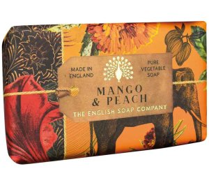 Luxusní tuhé mýdlo English Soap Company – mango a broskev – Tuhá mýdla