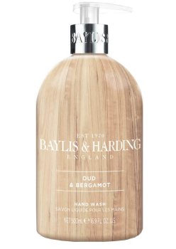 Tekuté mýdlo na ruce Baylis & Harding – oud a bergamot – Tekutá mýdla