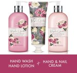 Sada kosmetiky pro péči o ruce Baylis & Harding – růže, mák a vanilka, 3 ks