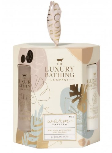 Kosmetická sada do sprchy The Luxury Bathing Company – vanilka a mandle, 3 ks