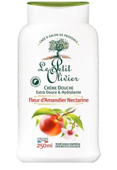 Sprchový krém Le Petit Olivier – mandlový květ a nektarinka – Sprchové krémy