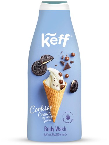 Sprchový gel Keff – zmrzlina se sušenkami
