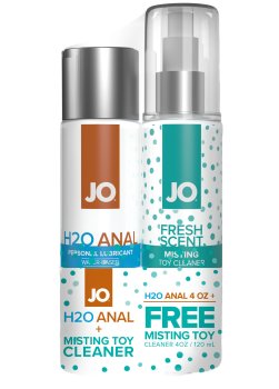 Lubrikační gel System JO H2O ANAL + čisticí sprej ZDARMA – Kosmetické sady