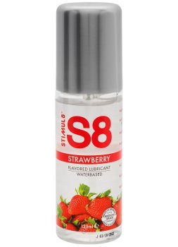 Ochucený lubrikační gel S8 Strawberry – jahoda – Lubrikační gely s příchutí (na orální sex)