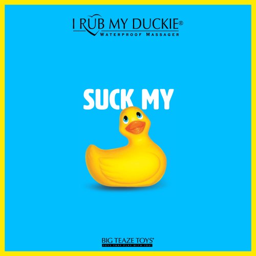 Vibrační kachnička I Rub My Duckie Romance, modrá