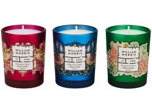 Sada vonných svíček William Morris At Home, 3x 55 g – Vonné svíčky