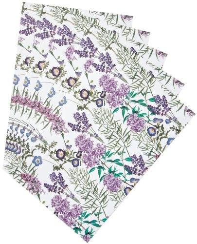 Parfémovaný papír Heathcote & Ivory – levandulová zahrada, 5 archů