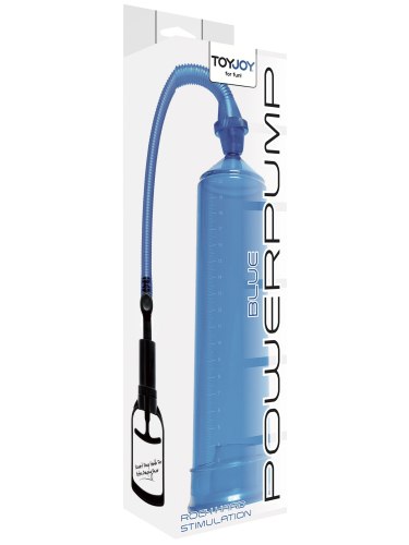 Vakuová pumpa na penis Power Pump, modrá