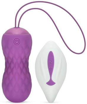 Vibrační a rotační vajíčko s dálkovým ovladačem a taštičkou Twisty – Vibrační vajíčka