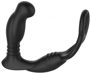 Vibrátor na prostatu a hráz s kroužky na penis a varlata Simul8 – Vibrátory na prostatu
