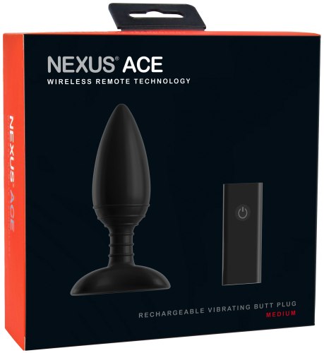 Vibrační anální kolík s dálkovým ovladačem Ace Medium