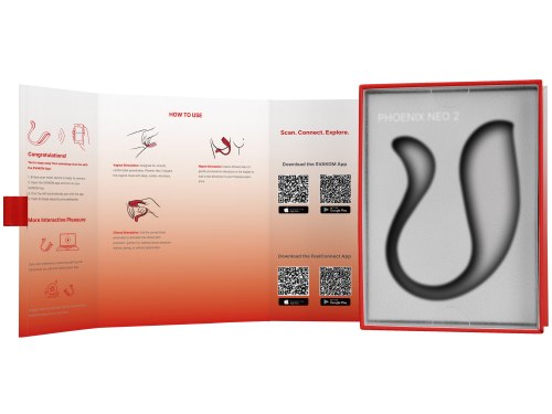 Interaktivní vibrační vajíčko Svakom Phoenix Neo 2 Red