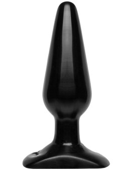 Anální kolík Classic Smooth Medium (střední), černý – Silikonové a gelové anální kolíky