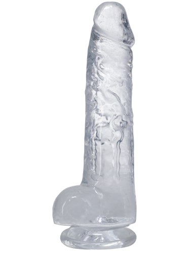 Realistické dildo s varlaty a přísavkou Big Dick in a Bag 8"