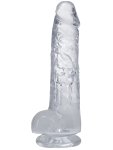Realistické dildo s varlaty a přísavkou Big Dick in a Bag 8"