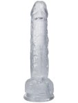Realistické dildo s varlaty a přísavkou Big Dick in a Bag 8"