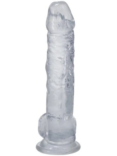 Realistické dildo s varlaty a přísavkou Big Dick in a Bag 8"
