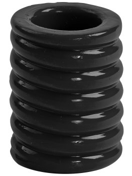 Erekční kroužek TitanMen Cock Cage Black, černý – Nevibrační erekční kroužky
