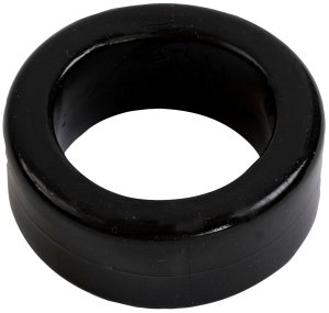 Široký erekční kroužek TitanMen Cock Ring, černý – Nevibrační erekční kroužky