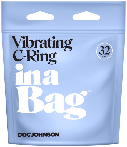 Vibrační erekční kroužek Vibrating C-Ring in a Bag