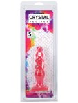 Anální kolík Crystal Jellies Anal Delight 5", růžový
