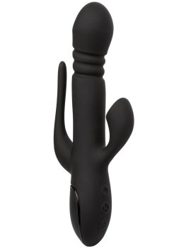 Trojitý přirážecí vibrátor se sáním klitorisu Triple Euphoria – Dvojité a trojité vibrátory