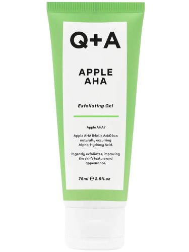 Exfoliační čisticí gel na pleť s kyselinou AHA Q+A, 75 ml