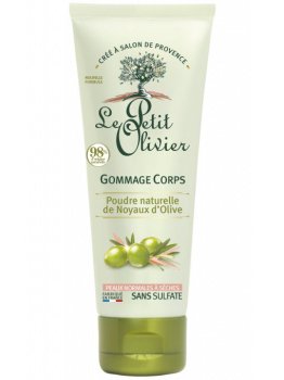 Tělový peeling Le Petit Olivier – olivy, 200 ml – Tělové peelingy